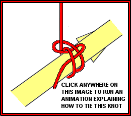 Tying the Stunsail knot - Click for animated view