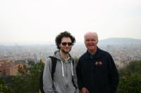 Friday 20th March, Rob & Tim in Parc Güell, Barcelona