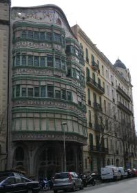 Friday 20th March, outside Gaudi Building, Barcelona.