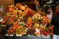 Saturday 21st March, The la Boqueria market, Barcelona.