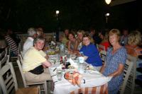 Tuesday evening, 15th September, a meal with the rest of the flotilla in Agia Effimia