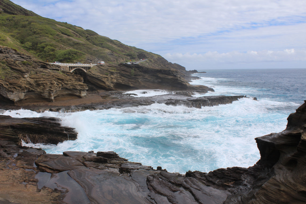 Lanai Lookout on the way to Sandy Beach.