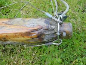 Top of the main mast before removal of the ring