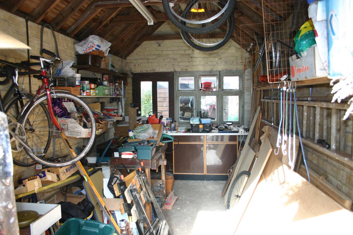 View Inside Garage.