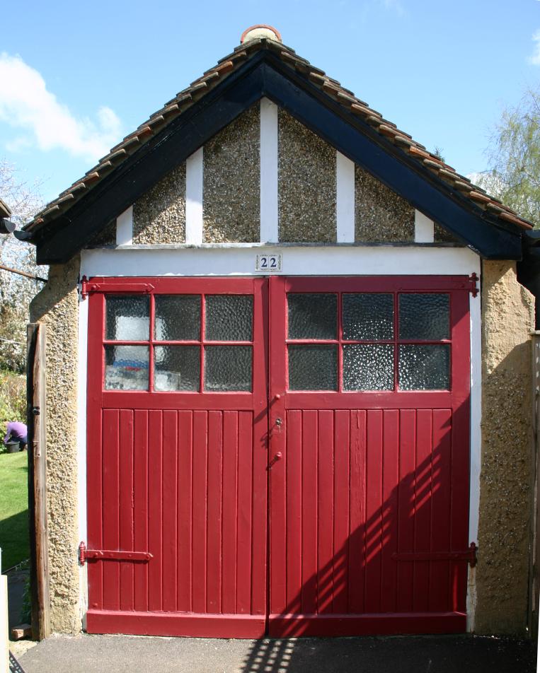 Front of Garage.