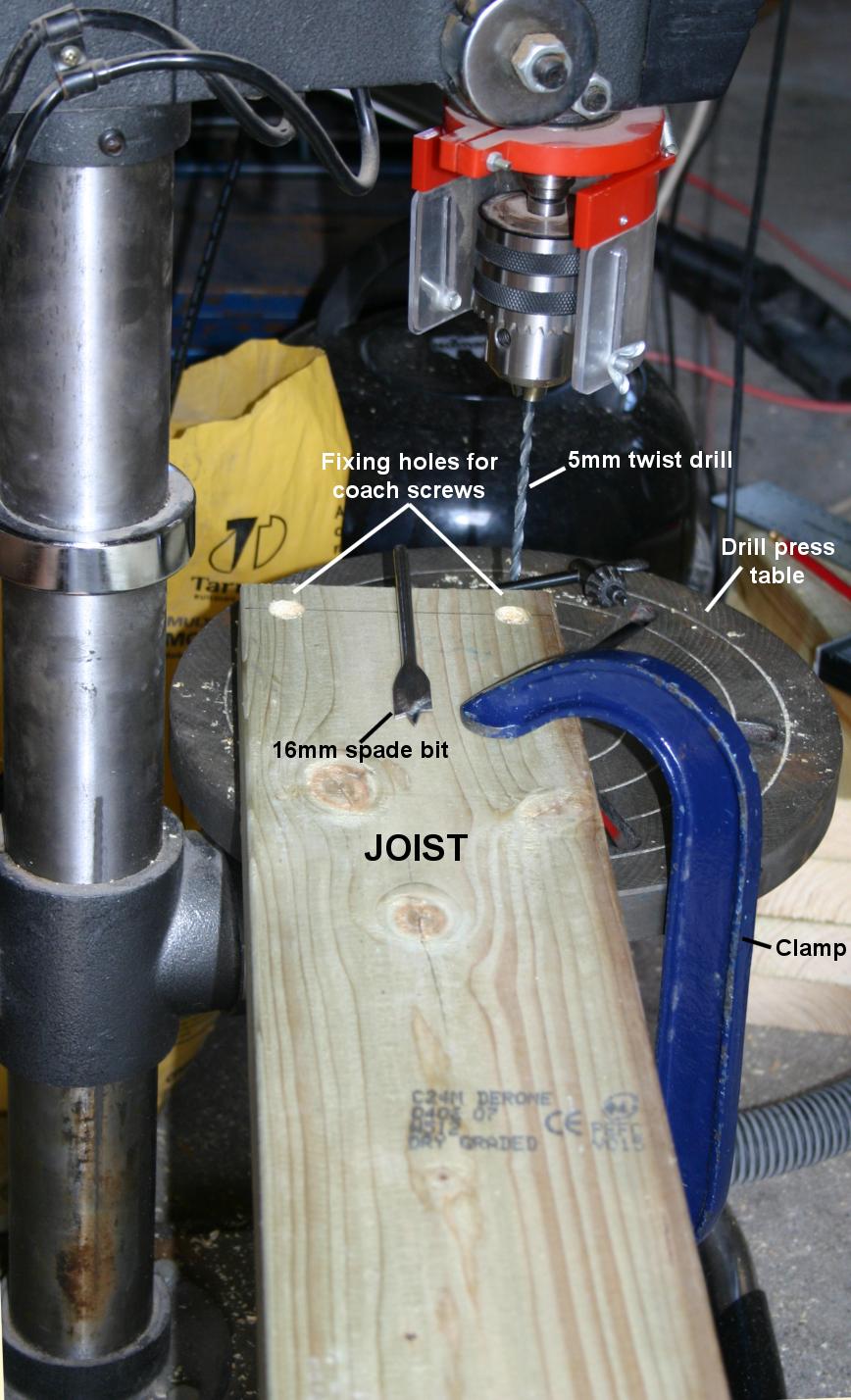 Details of joist construction.