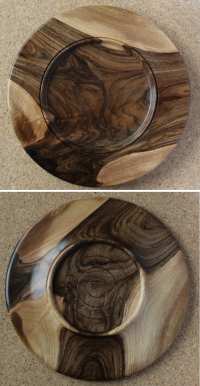 Making a Walnut Platter.