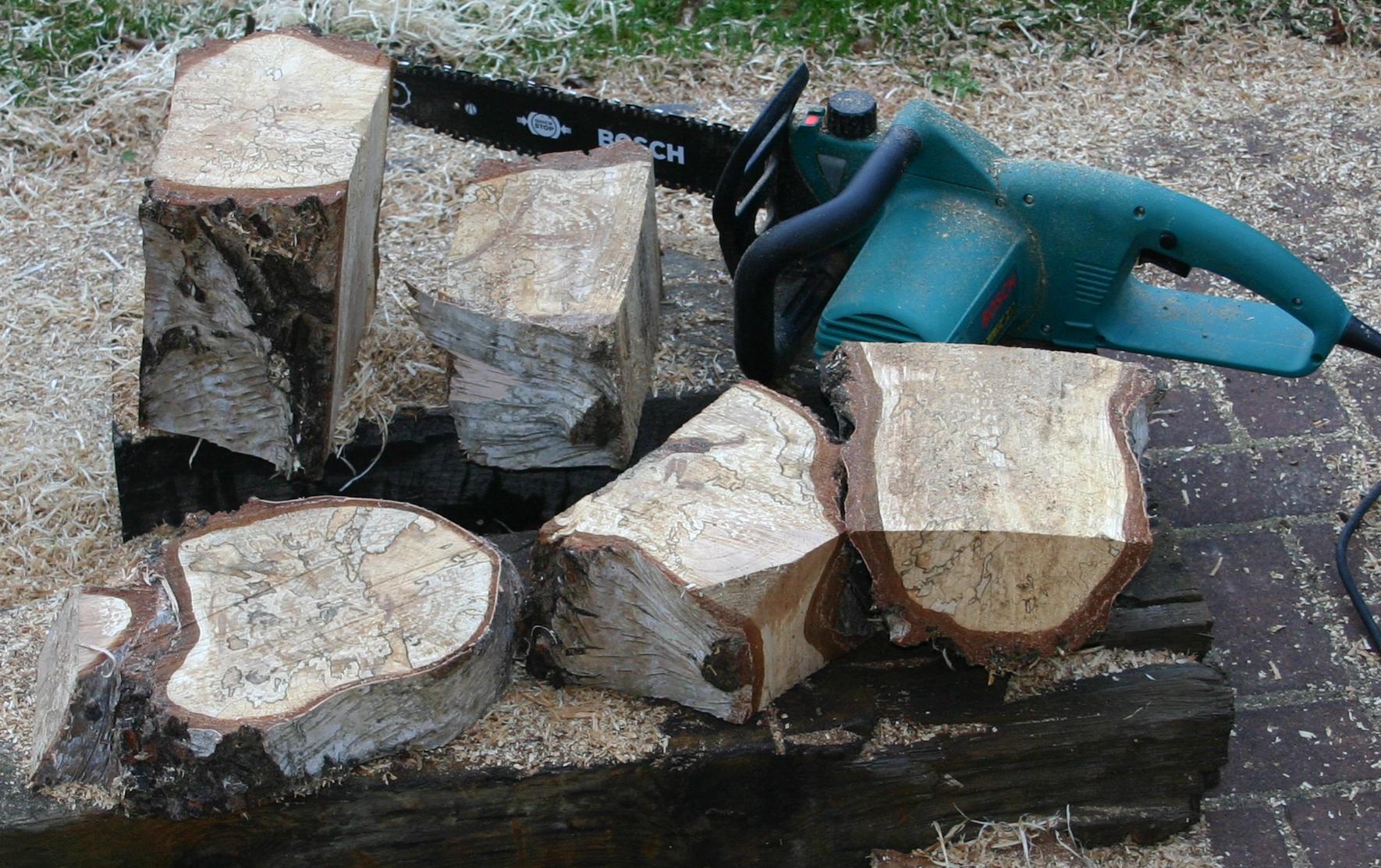 Spalted Birch from Mickley Square.