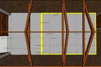 Plan of garage showing workshop footprint