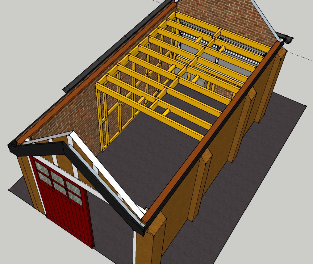 Scale drawing of garage phase 02