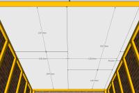 Plasterboard ceiling dimensions