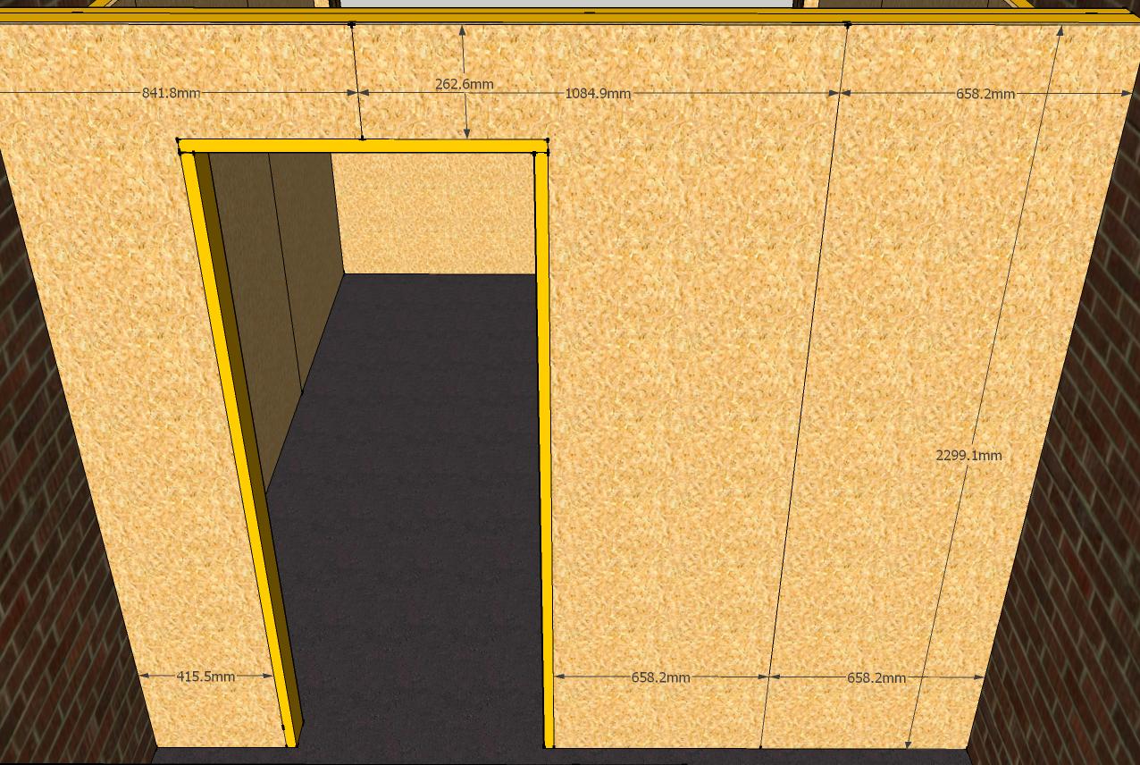 OSB wall sheathing dimensions.