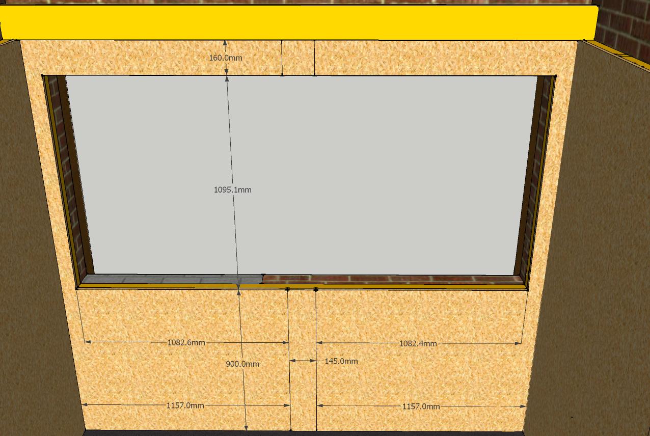 OSB wall sheathing dimensions.