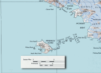 Part of the Falkland Islands Dependencies map of South Georgia (1st edition,1958). In 1972, this was the most detailed map available of Annenkov Island.