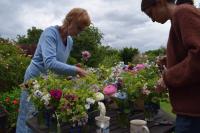 Sunday 4th June, Floral Preparations (Photo by Rob).