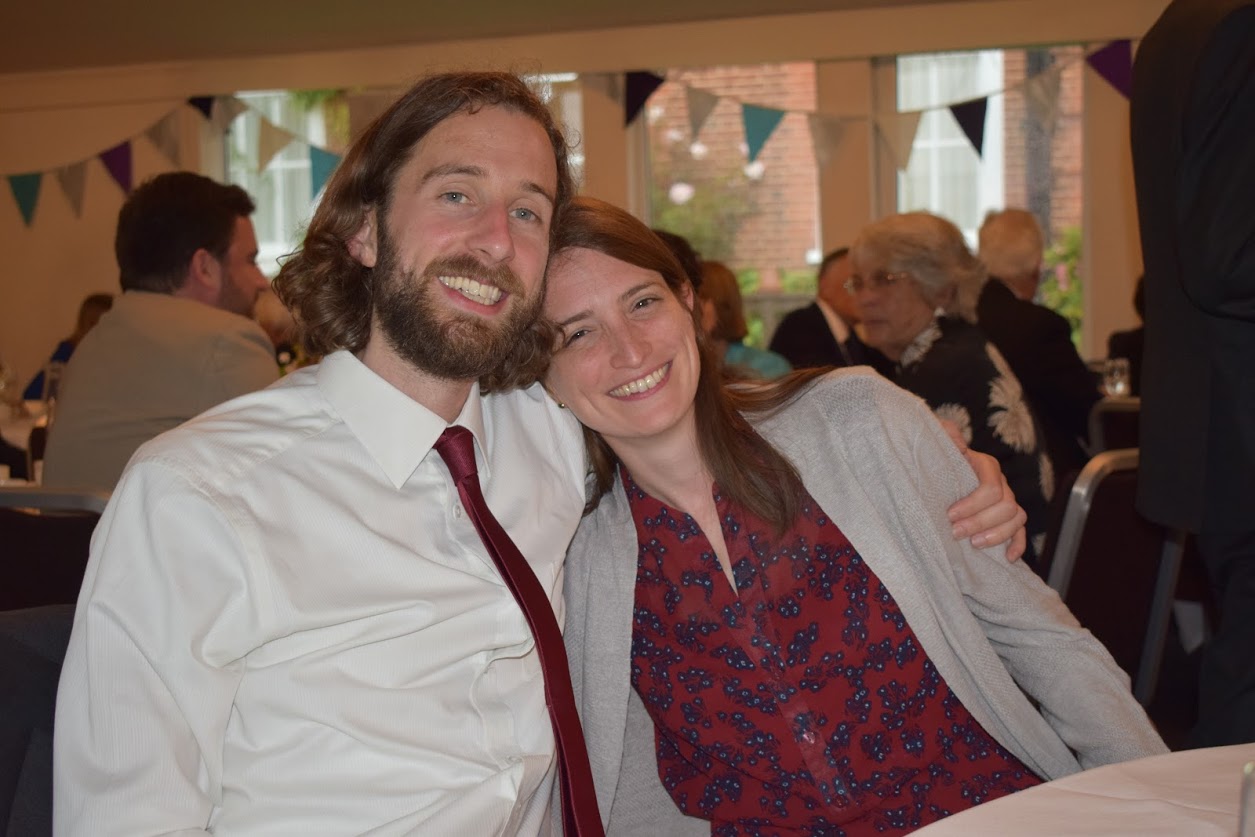 [Monday 5th June, in the Marquee at Hunton Park Hotel (photo by Bedri).