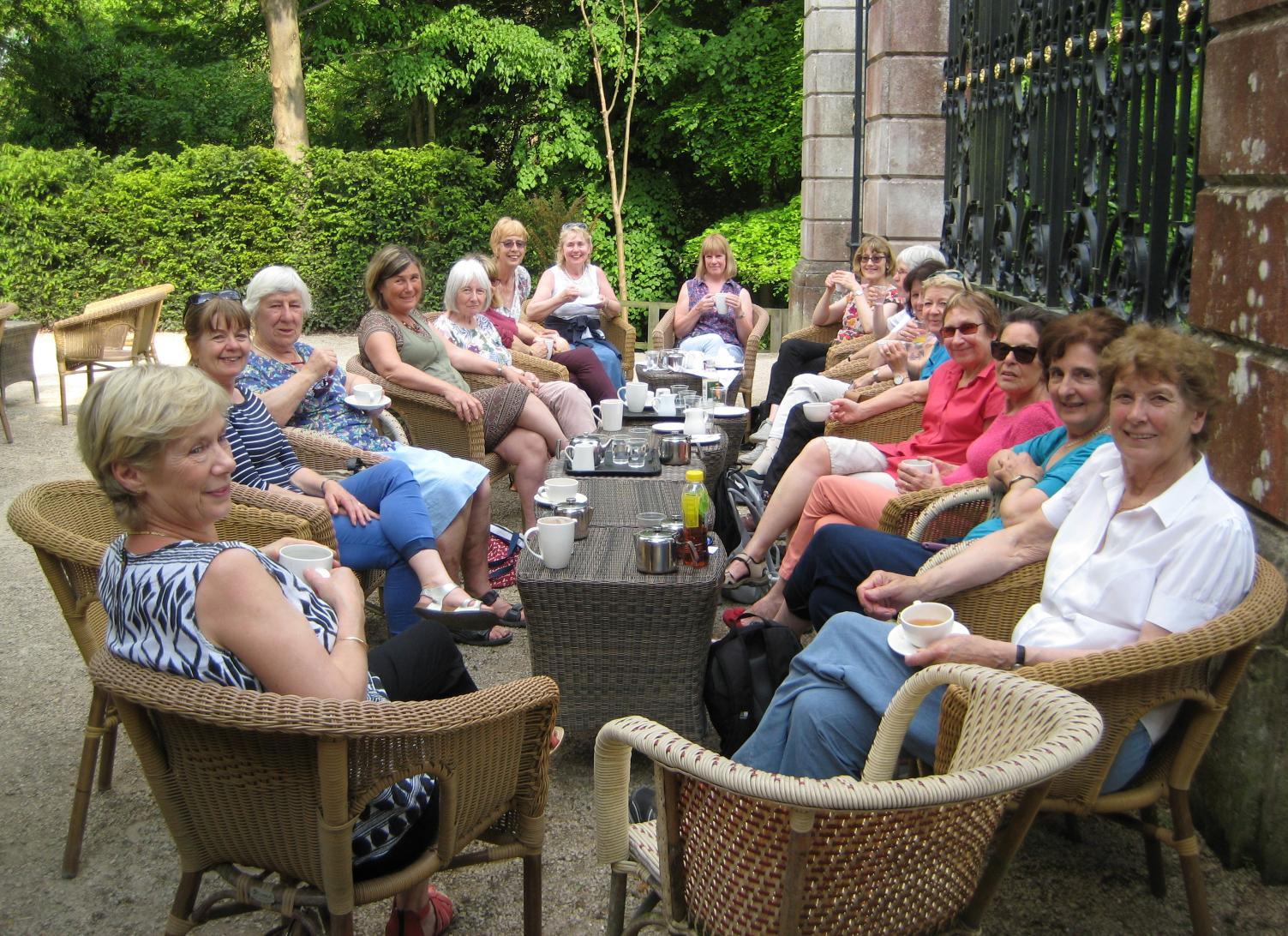 Wednesday 24th May, gathering of Hens at Cliveden House, Bucks (Photo by Hazel Carmichael).