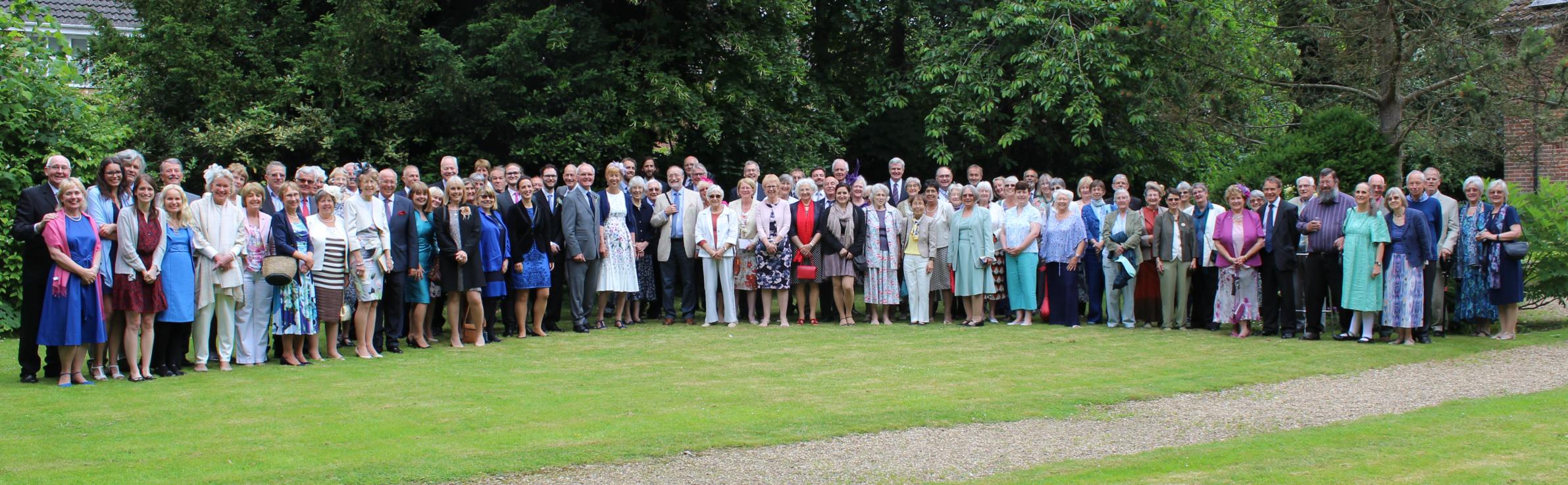 Monday 5th June, After the Marriage outside the Watford Quaker Meeting House.