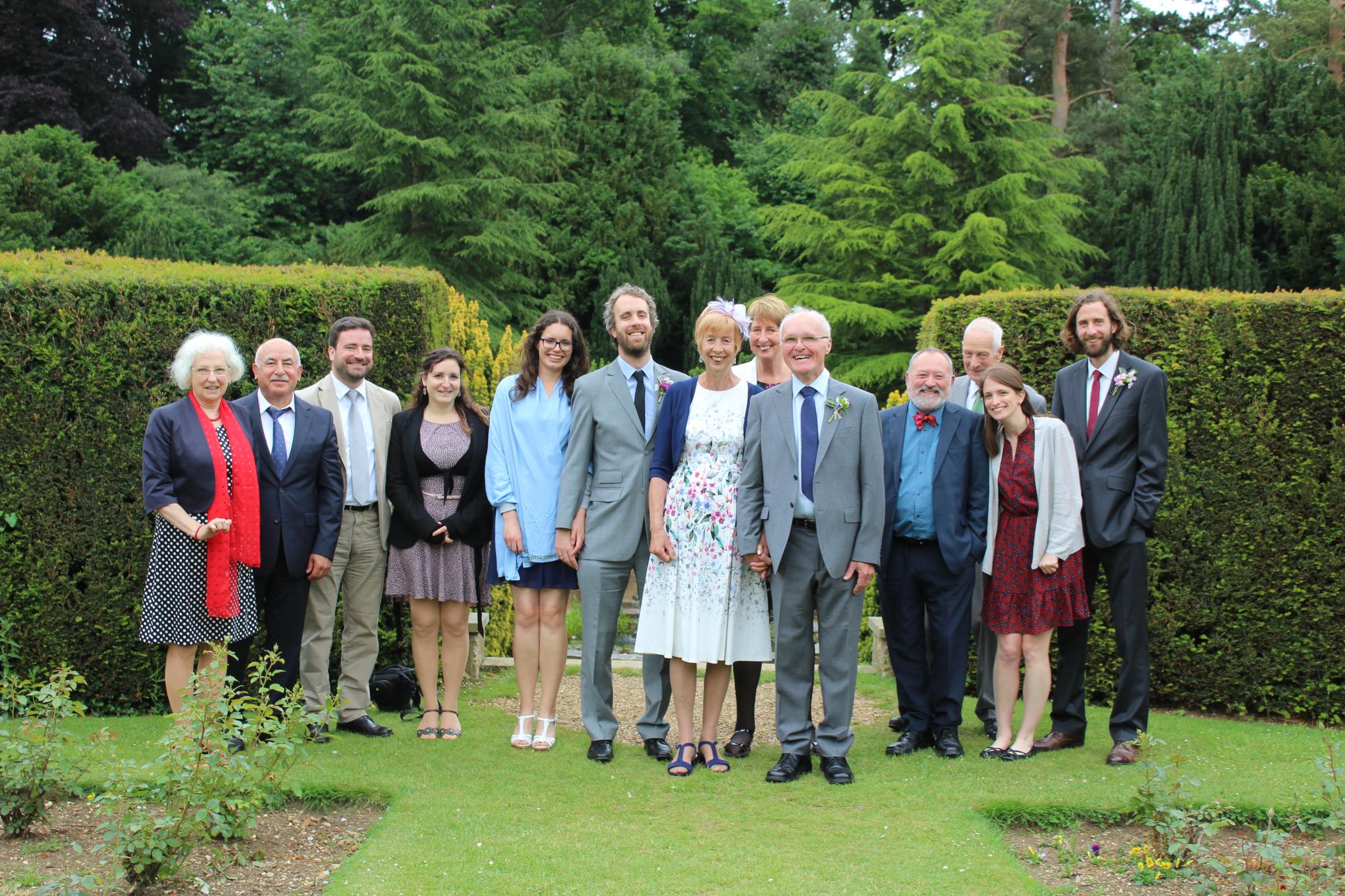 [Monday 5th June, in the Gardens at Hunton Park Hotel.