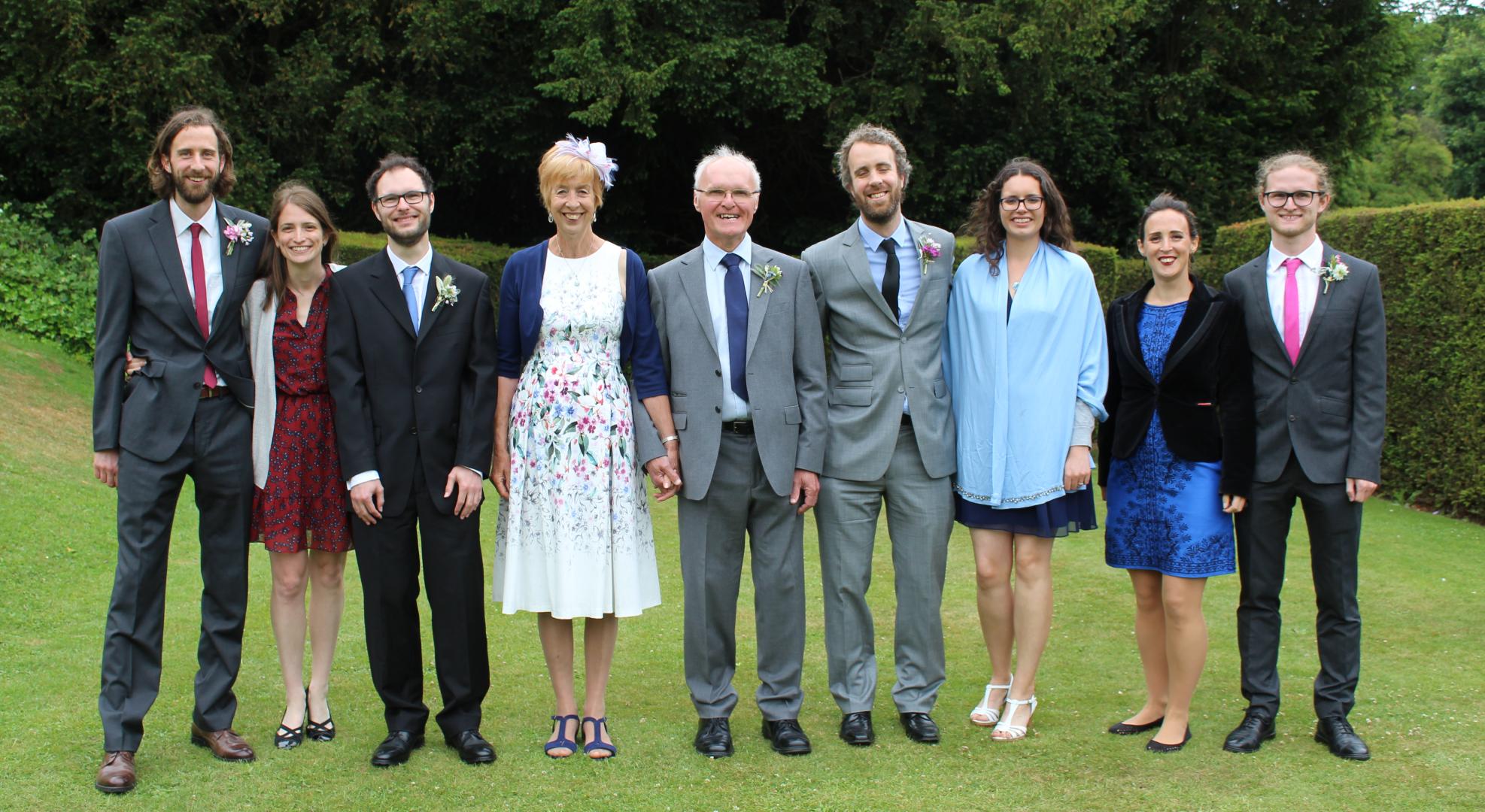 [Monday 5th June, in the Gardens at Hunton Park Hotel.