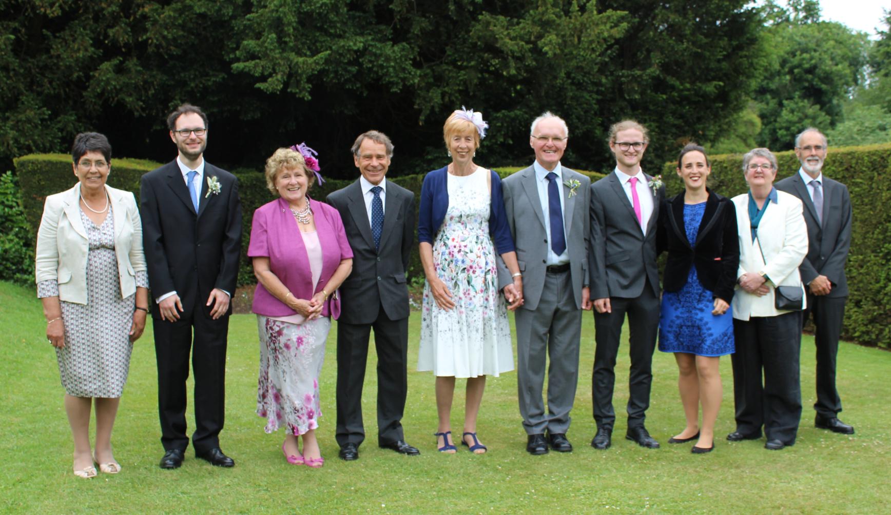 [Monday 5th June, in the Gardens at Hunton Park Hotel.