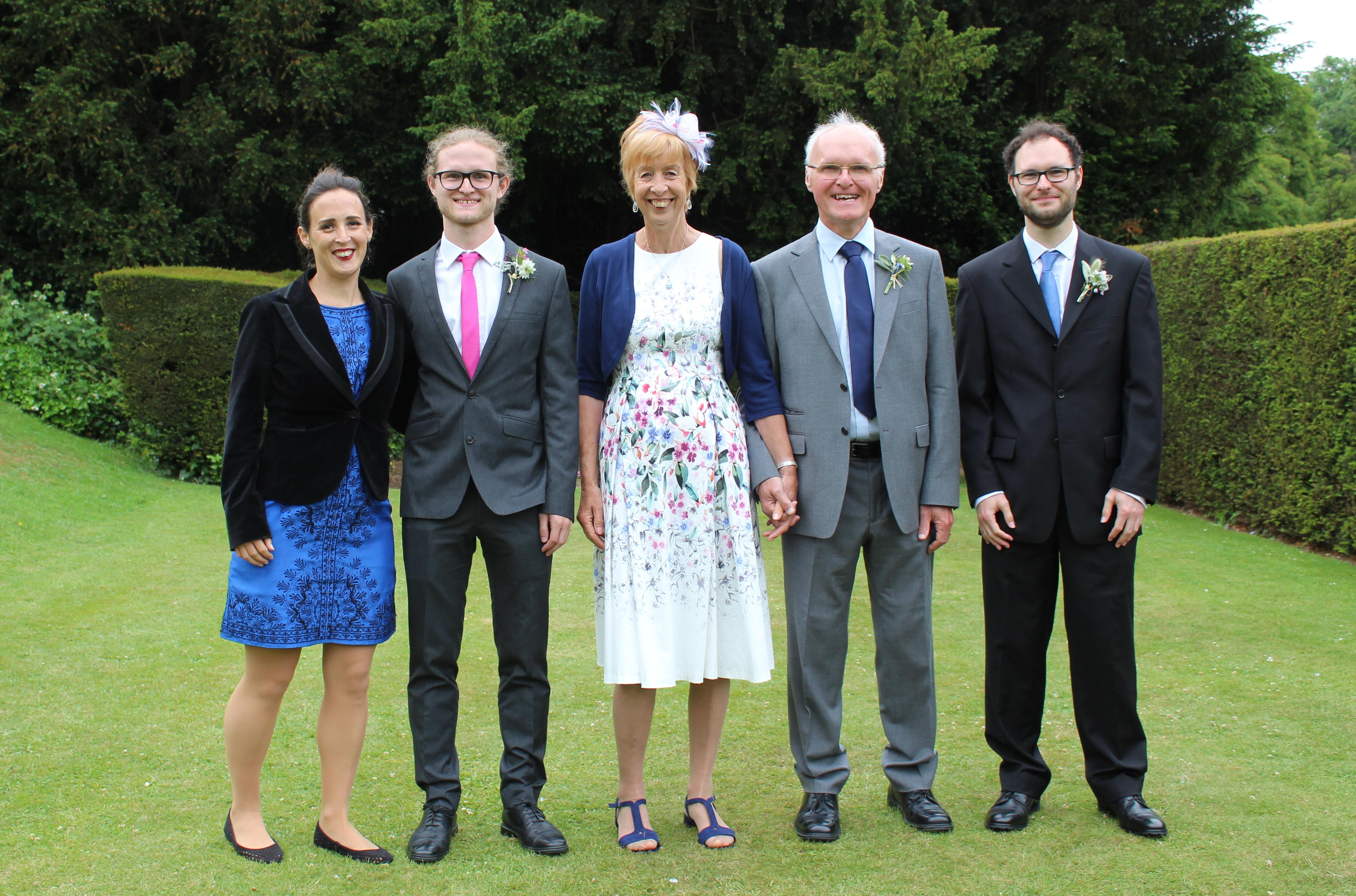 [Monday 5th June, in the Gardens at Hunton Park Hotel.