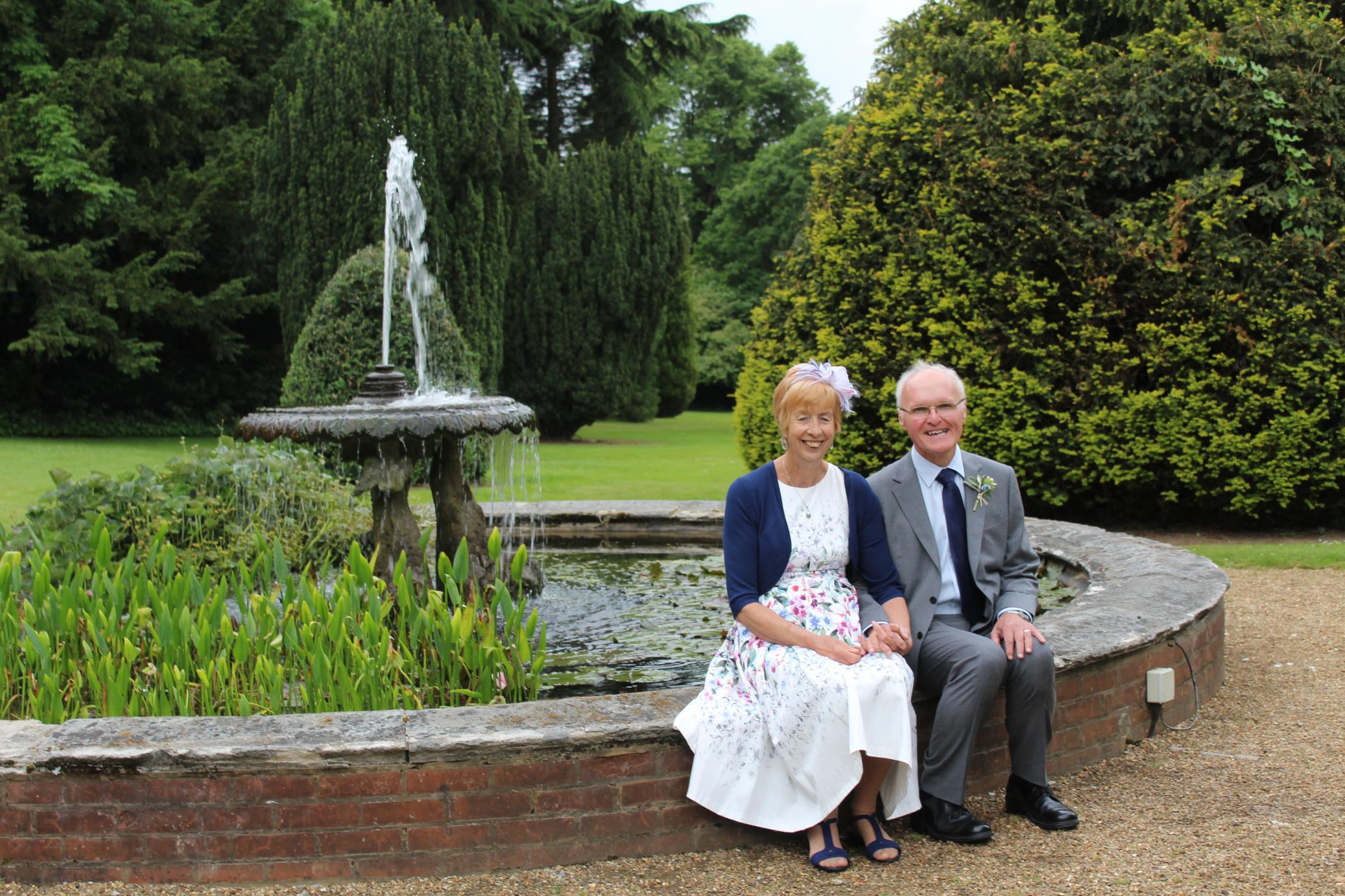[Monday 5th June, in the Gardens at Hunton Park Hotel.