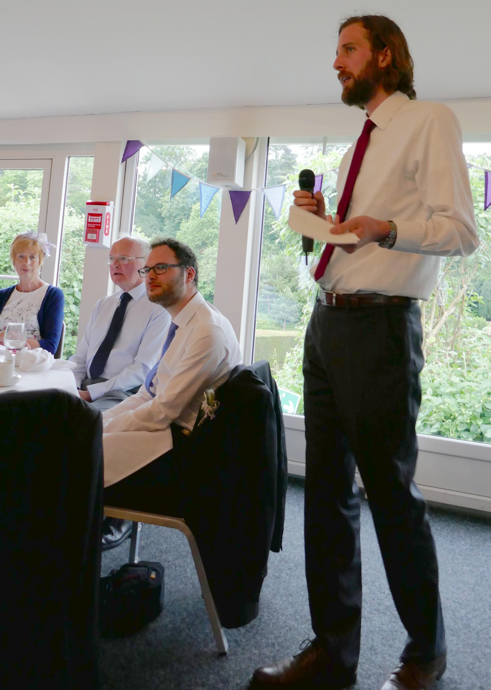 Monday 5th June, Andy's Speech.