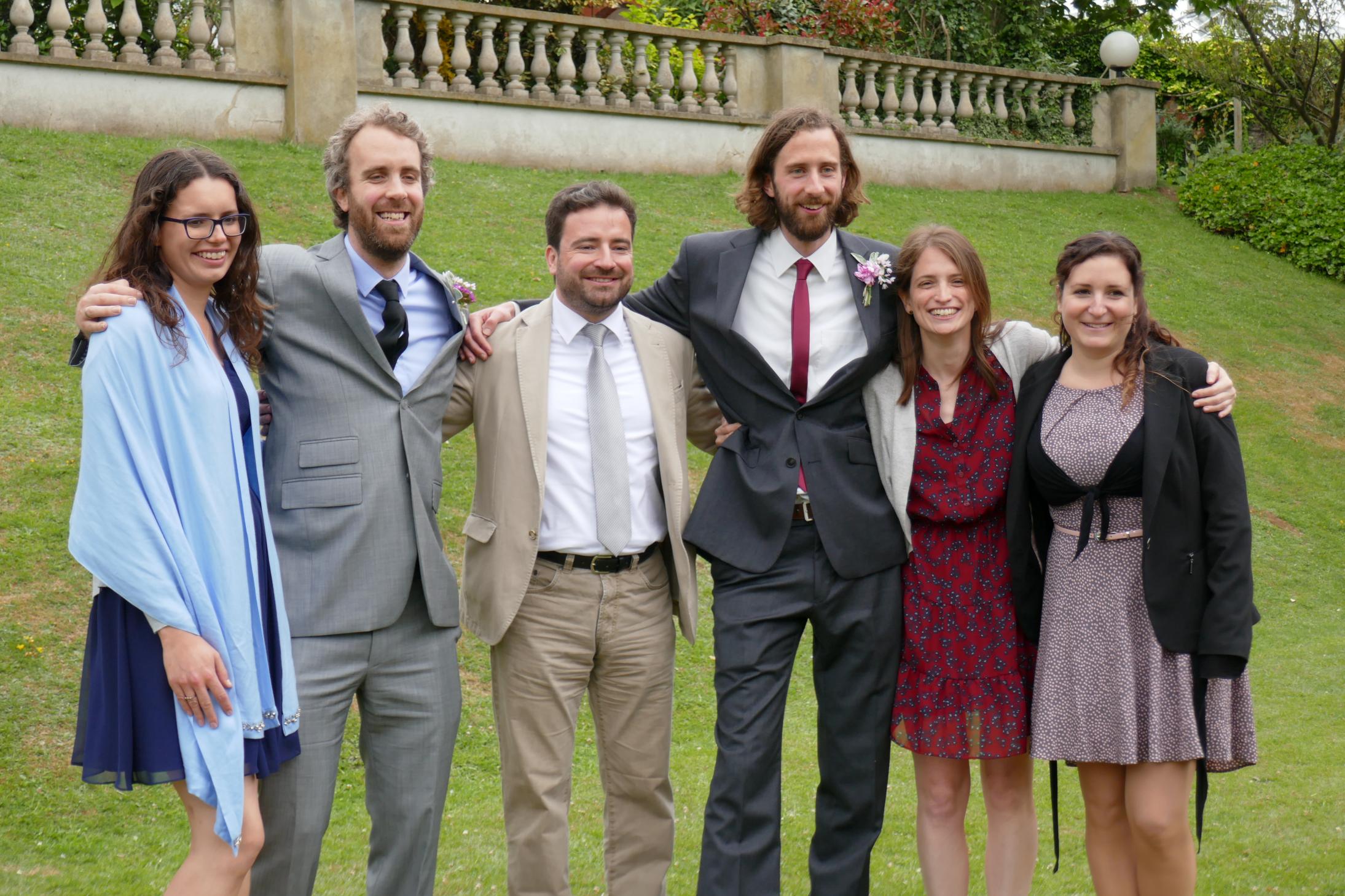 [Monday 5th June, in the Gardens at Hunton Park Hotel (Photo by Bedri).