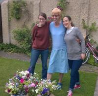 Sunday 4th June, Floral Preparations (Photo by Rob).