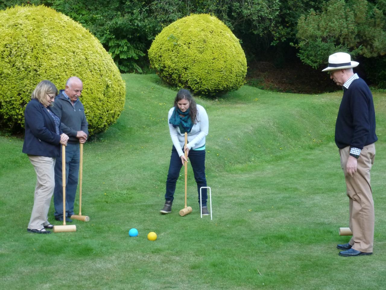 Saturday 23rd August, croquet! Photo by Dave & Jane Cadd