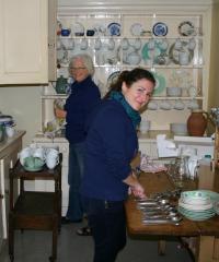 Saturday 23rd August, preparing lunch