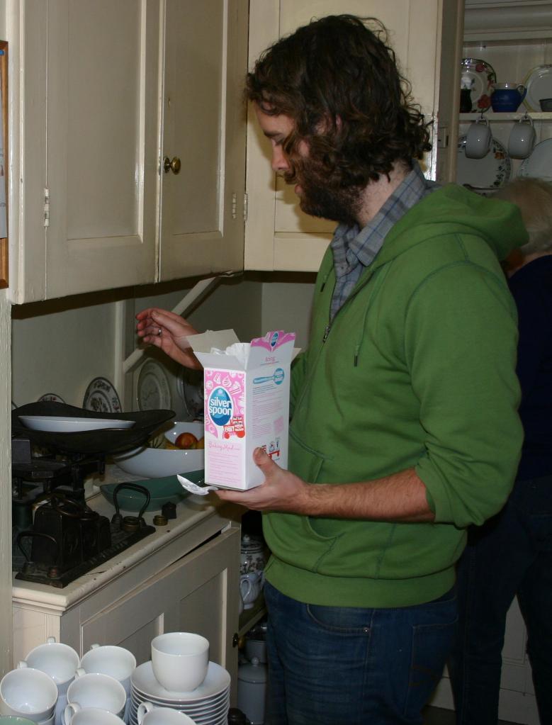 Saturday 23rd August, preparing the birthday cake