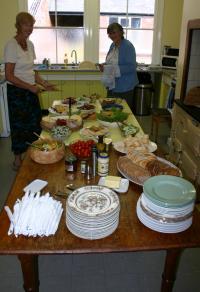 Saturday 23rd August, lunch almost ready!